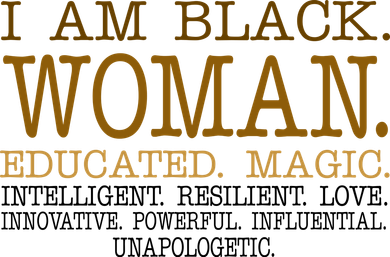 Black Educated Woman Quote Women's Tank Top