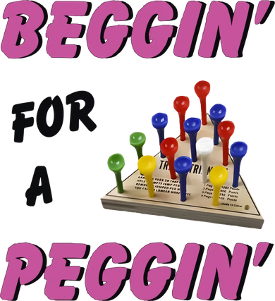 Beggin For A Peggin Funny Kids Sweatshirt