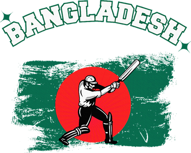 Bangladesh Flag Cricket Jersey Fans Player Kids Hoodie