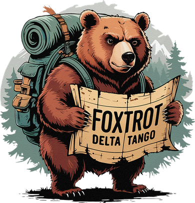 Bear Foxtrots Deltas Tangos Funny Bear Foxtrots Deltas Doddie Hoodie
