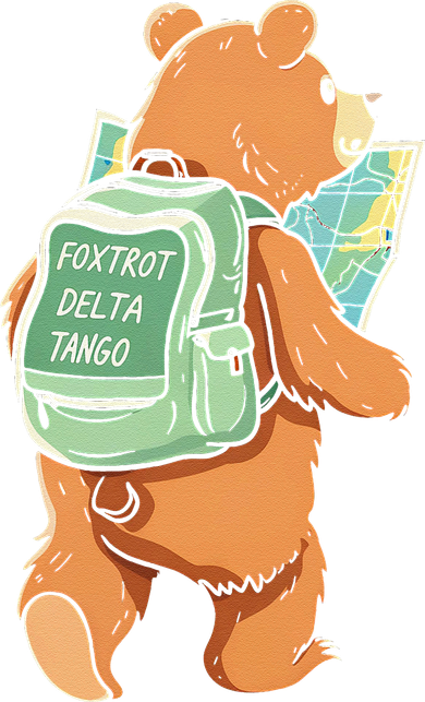 Bear Foxtrots Deltas Tangos Backpack