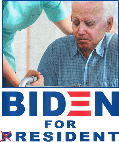 Biden For Resident Funny Biden Nursing Hooded Wearable Blanket