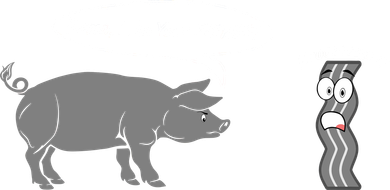 Bacon, I Am Your Father! No! Funny Pig Bacon Lover Polo
