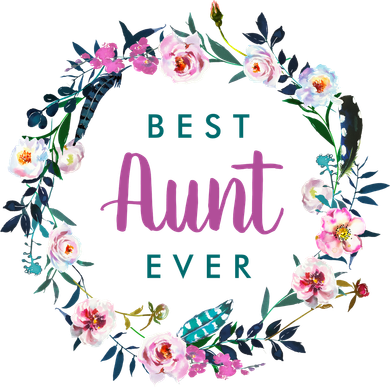 Boho Floral Wreath Best Aunt Ever Baby Bodysuit