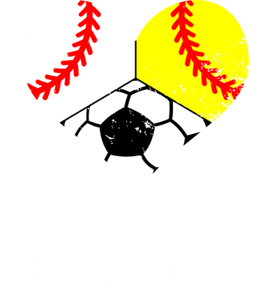 Ball Granny Heart Funny Baseball Softball Soccer Granny Gift Women's Tank Top