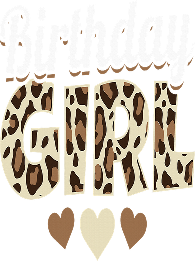 Birthday Girl Leopard Hat
