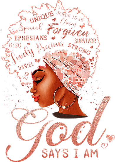 Black God Says I Am Black Melanin History Month Pride Bucket Hat