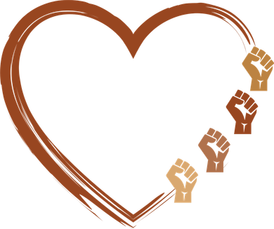 Black History Diversity Heart T-Shirt