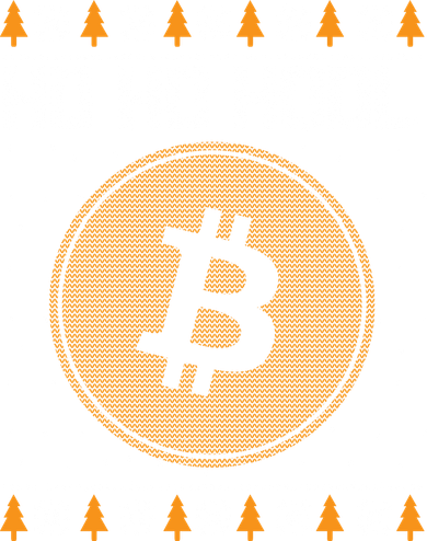 Bitcoin Ho Ho Hodl Crypto Ugly Christmas Kids Hoodie