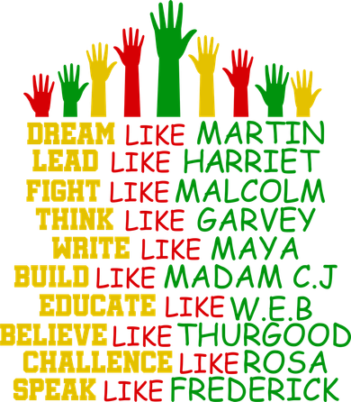 Black History Month Famous Figures Baby Bodysuit