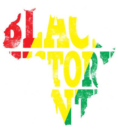 Black History Month Map Of Africa Women's Sweatshirt