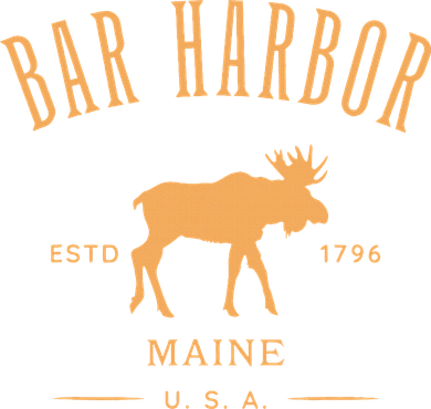 Bar Harbor Maine Usa With Moose Design Souvenir Baby Bodysuit