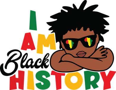 Black History Month Boy I Am African American Button