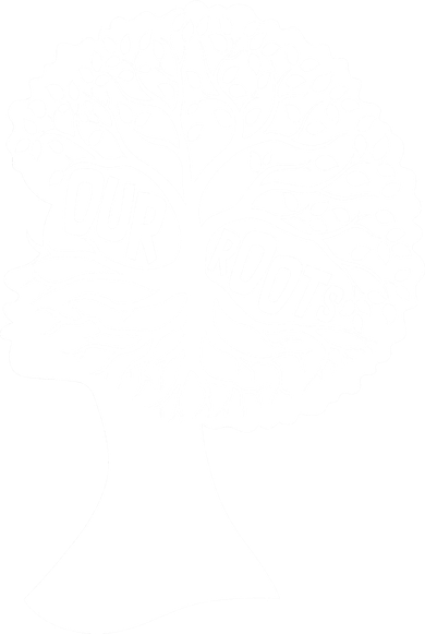 Black History Our Roots Woman Profile Kids T-Shirt