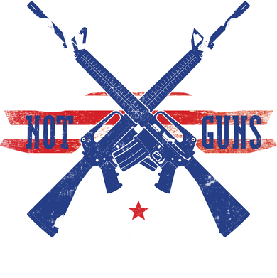Ban Idiots Not Guns Merica Kids Long Sleeve Shirt