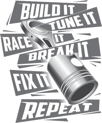 Build It Tune It Race It Break It Cool Gift Race Car Enthusiast Gift Mousepad
