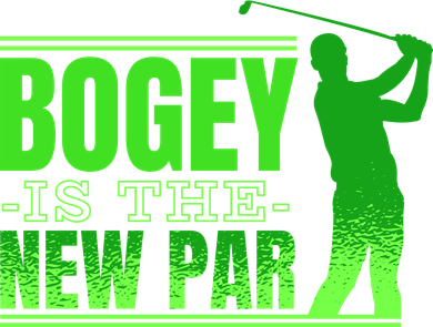 Bogey Is The New Par Funny Golfer Golf Golfing Santa Hat