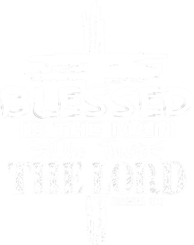 Blessed Is The Man Who Trusts The Lord Funny Christian Bible Mousepad