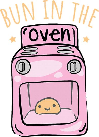 Bun In The Oven Baby Announcement Women's T-Shirt