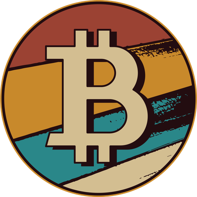Bitcoin Retro Logo Doggie Tank