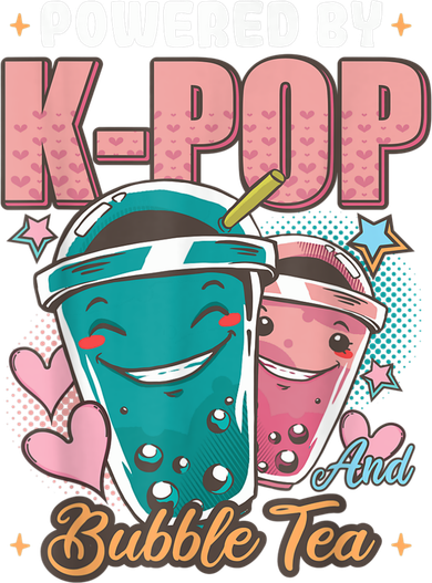 Boba Kawaii Anime Powered By Kpop And Bubble Tea Women's Tank Top