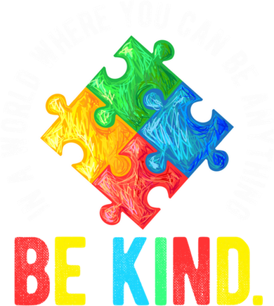Be Kind Autism Awareness Cute Gift Women's Long Sleeve Shirt