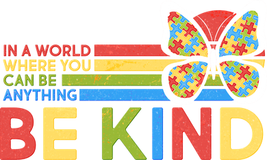 In A World Where You Can Be Anything Be Kind Autism Awareness Kids Sweatshirt