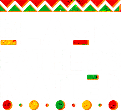 Black Fathers Matter Traditional Colors Hat