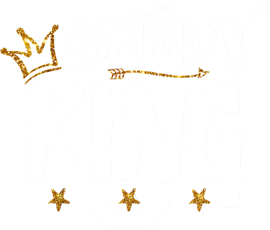 Birthday King Gold Crown Birthday Boy Funny Golf Towel