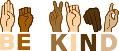 Be Kind Sign Language Coffee Mug