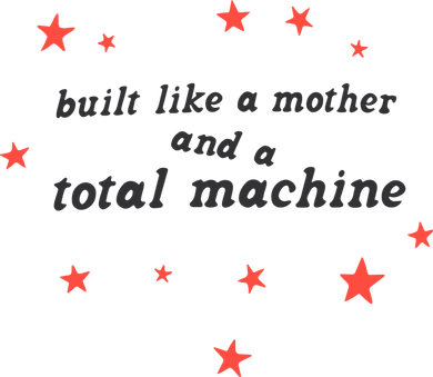 Built Like A Mother And A Total Machine All American Bitch Olivia Baby Bodysuit