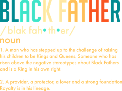 Definition Of A Black Father  Women's Long Sleeve Shirt