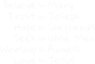 Believe Like Mary And Trust Like Joseph Christmas Image Tote Bag