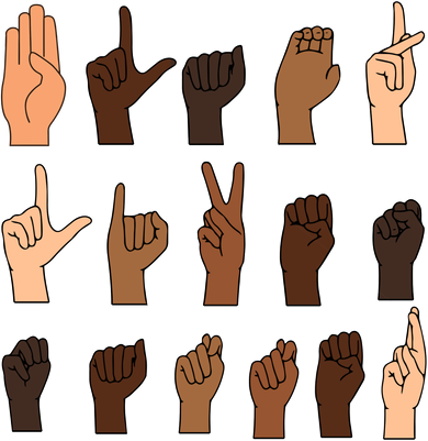 Black Lives Matter Sign Language Doggie Tank