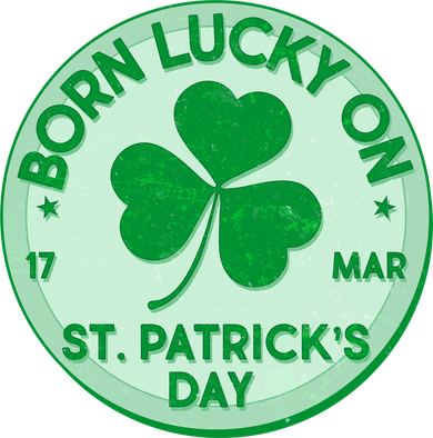 Born Lucky On St. Patrick's Day Kids T-Shirt