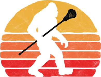 Bigfoot Lacrosse Stick Vintage Surf Sun Funny Lax Gift Hat