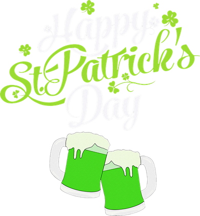 Beer Lucky Shamrock Happy St Patricks Day Green Women's T-Shirt