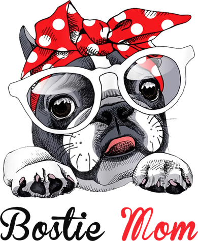 Bostie Mom Boston Terrier Dogs Lovers Funny Coffee Mug