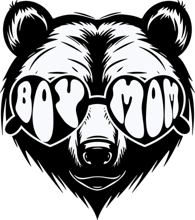 Boy Mom Bear Mothers Day Cool Gifts Women's Sweatshirt