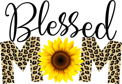 Blessed Mom Cheetah Sunflower Toddler Hoodie