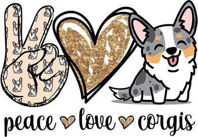 Blue Merle Corgi Gift Tote Bag