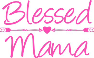Blessed Mama Heart Arrows Mom Doggie Tank