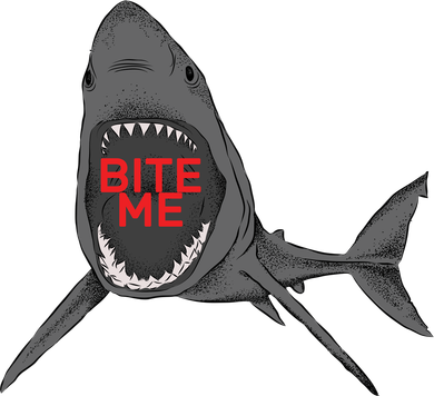 Shark Bite Me Toddler Hoodie