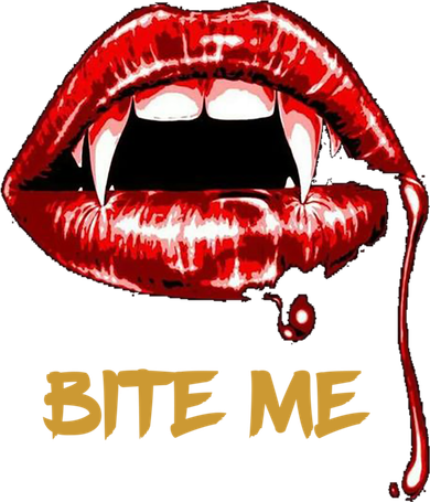 Bite Me Sexy Vampire Lips Halloween Novelty Gift Toddler Hoodie
