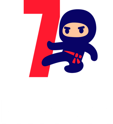 7th Birthday Ninja Golf Towel