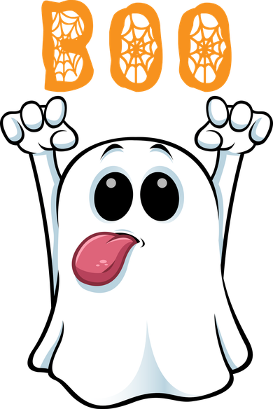 Boo Silly Ghost Kids Long Sleeve Shirt