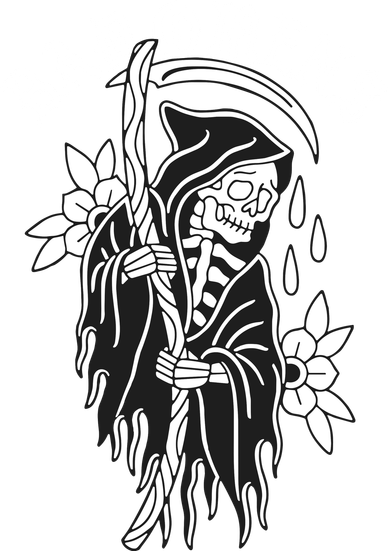 Bad Omen Reaper The Death Of Peace Of Mind Beanie
