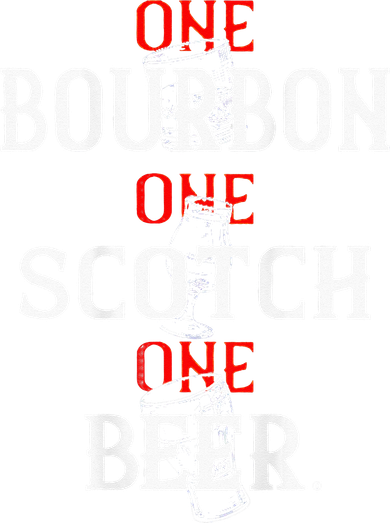 Bourbon One Scotch One Beer Mousepad