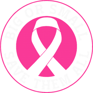 Big Or Small Save Them All Save The Tatas Hooded Wearable Blanket