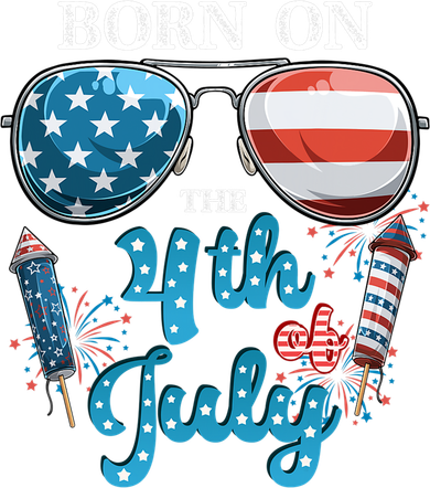 Born On The Fourth Of July 4th Of July Birthday Patriotic Beanie